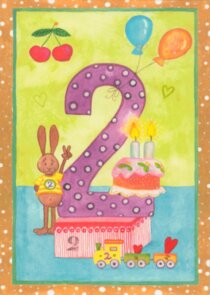 Postcard Inga Berkenstrater | 2 - Children's Birthday