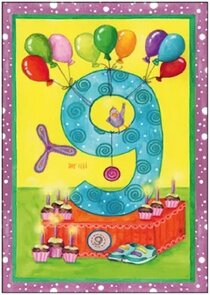 Postcard Inga Berkenstrater | 9 - Children's Birthday