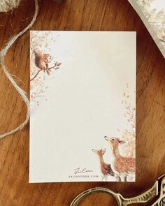 Deerest Little Notepad by Iris Esther