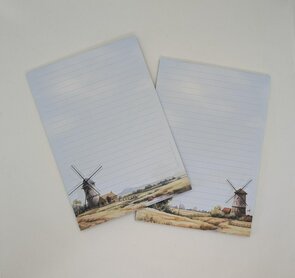 A5 Notepad Windmill - by StationeryParlor