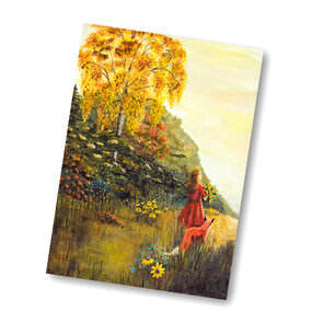 A6 Postcard from Esther Bennink - In het veld