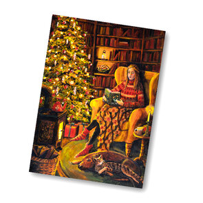 A6 Postcard from Esther Bennink - Kerst Warmte