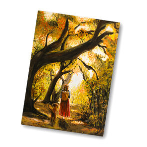 A6 Postcard from Esther Bennink - Paddenstoelen