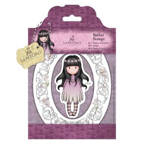 Gorjuss Rubber Stamps - Santoro - Oops A Daisy