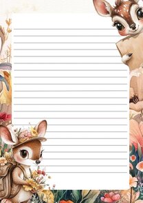 A5 Notepad by Fripperies | A note from the Forest