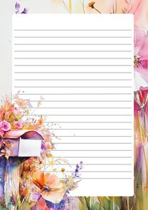A5 Notepad by Fripperies | Letters in Bloom