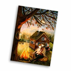 A6 Postcard from Esther Bennink - Broodjes bakken