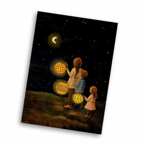 A6 Postcard from Esther Bennink - Lampionnenmagie