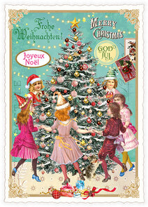 PK 1249 Tausendschön Postcard - Merry Christmas – Fröhliche Weihnachten – Joyeux Noel