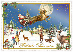 PK 1259 Tausendschön Postcard - Fröhliche Weihnachten