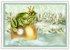 PK 190 Tausendschön Postcard - Frog king