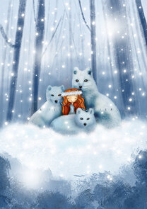 Postcard Ila Illustrations 136 - Ice Queen