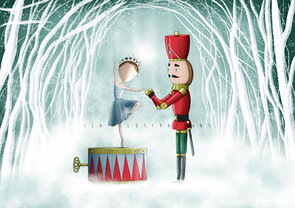 Postcard Ila Illustrations 087 - The Nutcracker