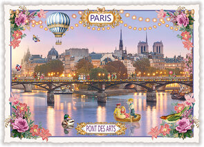 PK 1288 Tausendschön Postcard | Paris – Pont des Arts