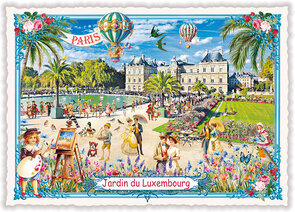 PK 1290 Tausendschön Postcard | Paris – Jardin du Luxembourg