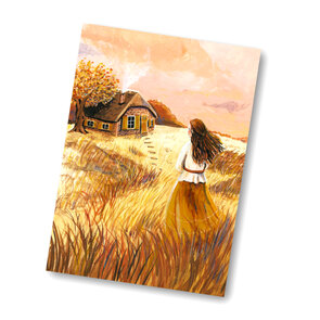 A6 Postcard from Esther Bennink - door de velden