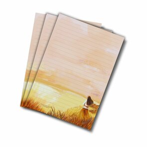 Door de velden A5 Notepad - by Esther Bennink
