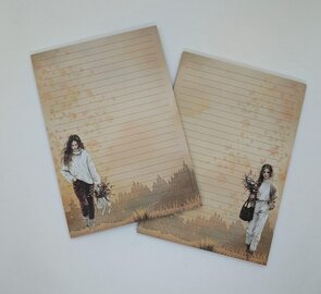 A5 Notepad Autumn Walk - by StationeryParlor