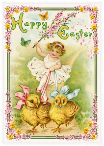 PK 1266 Tausendschön Postcard - Happy Easter