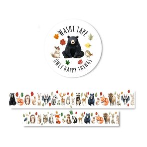 Washi Tape | Forest critters - Only Happy Things
