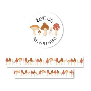 Washi Tape | mushrooms - Only Happy Things