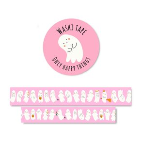 Washi Tape | Pink ghosts - Only Happy Things