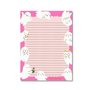 A5 Ghosts Notepad - Double Sided - by Only Happy Things