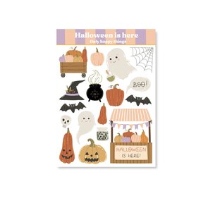 A6 Stickersheet Halloween is here - Only Happy Things