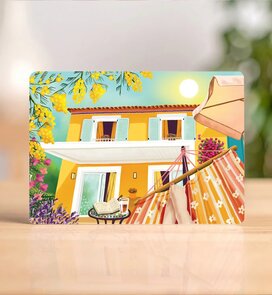 Postcard Cannes Provence France - Aniet Illustration