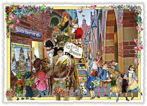 PK 229 Tausendschön Postcard | Bremen Stadtmusikanten