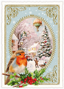 PK 1251 Tausendschön Postcard - Merry Christmas – Fröhliche Weihnachten – Joyeux Noel