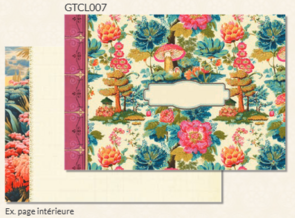 Mini Illustrated notebook Gwenaëlle Trolez Créations - pattern abecedaires