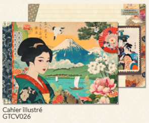 Illustrated notebook Gwenaëlle Trolez Créations - Japan