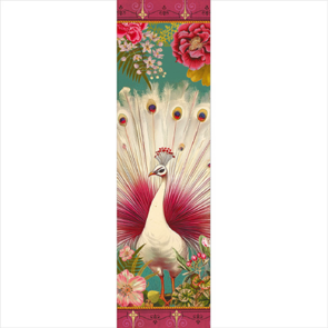 Bookmark Gwenaëlle Trolez Créations - White Peacock
