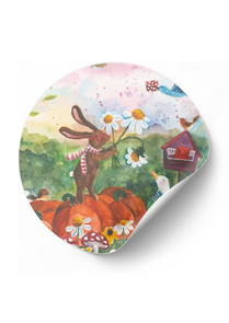 5x Sticker Bloemen en Brieven by RomyIllustrations