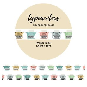 Washi Tape Typewriters by Penpaling Paula