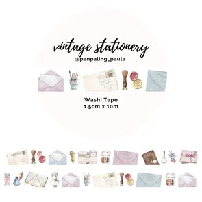 Washi Tape Vintage Stationery by Penpaling Paula
