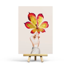 Autumn Leaf Postcard by Penpaling Paula