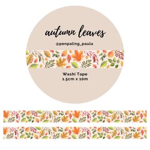 Washi Tape Autumn Leaves by Penpaling Paula
