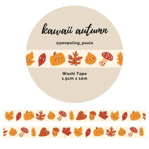 Washi Tape Kawaii Autumn by Penpaling Paula