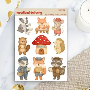 Woodland Delivery - Sticker Sheet by Penpaling Paula