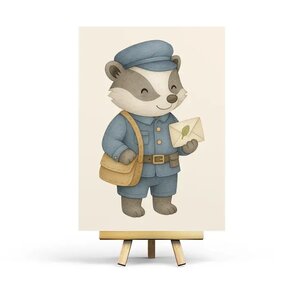 Postman Postcard by Penpaling Paula