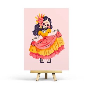 Catrina Postcard by Penpaling Paula