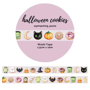 Washi Tape Halloween Cookies by Penpaling Paula
