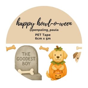 Happy Howl-O-Ween - PRE-CUT PET-tape by Penpaling Paula