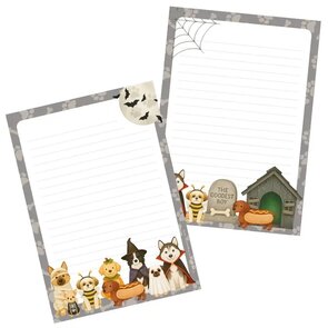 Happy Howl-O-Ween - Letter Pad by Penpaling Paula