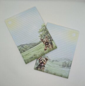 A5 Notepad Yorkshire Terrier - by StationeryParlor