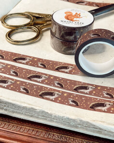 Starry Hedgehog Washi Tape - Iris Esther