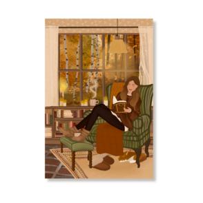 Nowhere to go Postcard A6 - Nicolet Boon