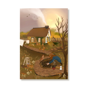 The quiet season Postcard A6 - Nicolet Boon